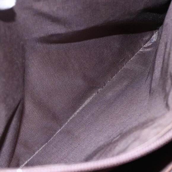 BURBERRY Nova Check Tote Bag Canvas Beige Silver Auth BA7138 - Picture 13 of 16